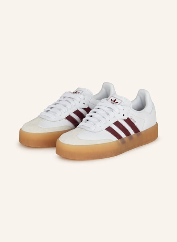 adidas Originals Sneaker SAMBAE WEISS/ DUNKELROT