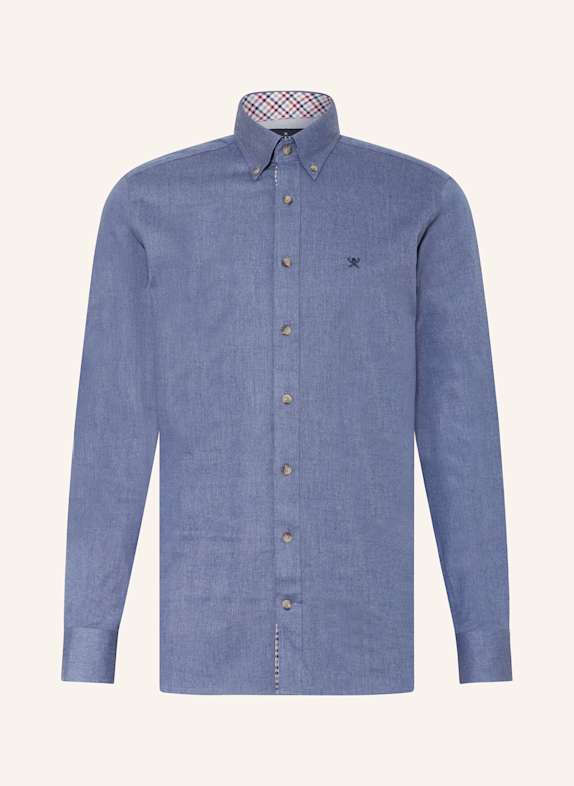 HACKETT LONDON Košile Tailored Fit MODRÁ