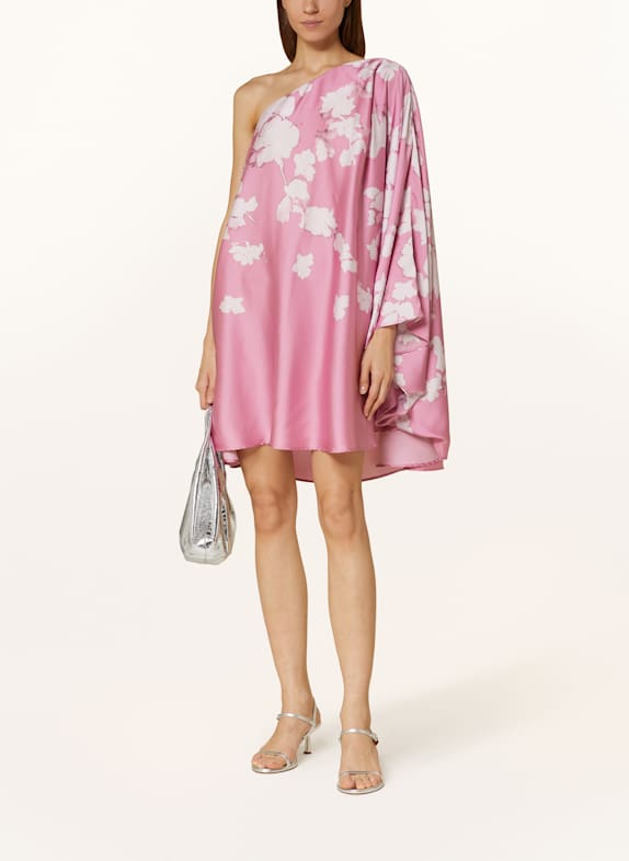 LIU JO One-shoulder dress PINK/ LIGHT PINK