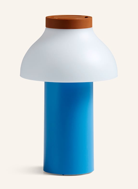 HAY Tischleuchte PC PORTABLE BLAU/ WEISS