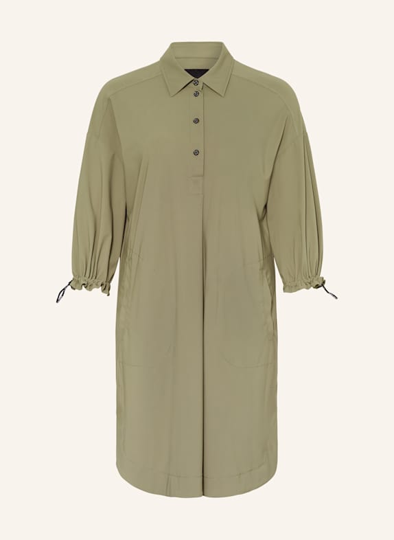MARC CAIN Polokleid mit 3/4-Arm 593 deep olive green