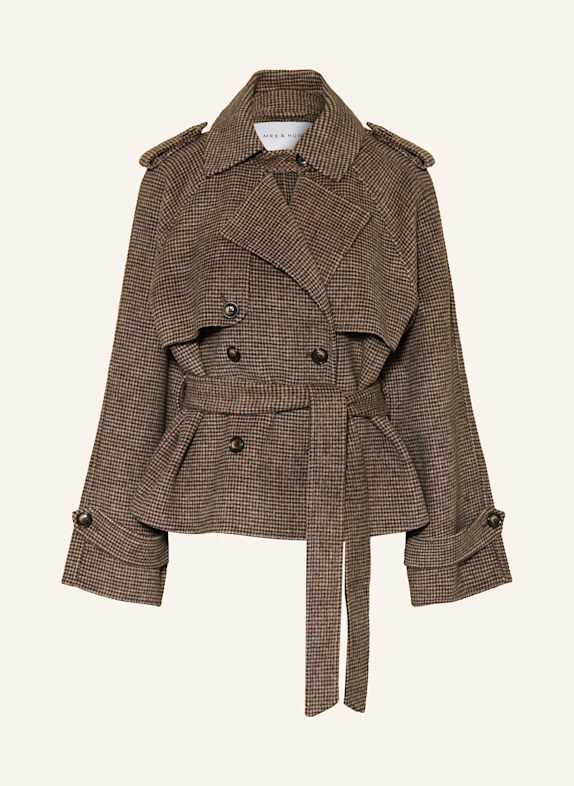 MRS & HUGS Cabanjacke BRAUN/ CREME