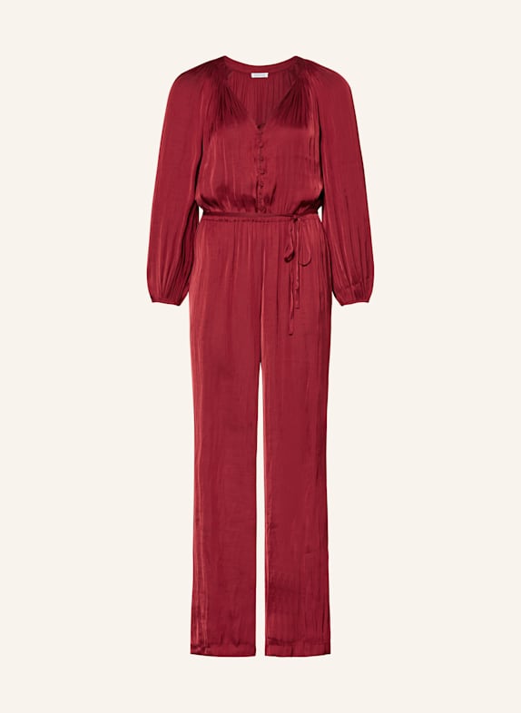 MRS & HUGS Satin jumpsuit DARK RED