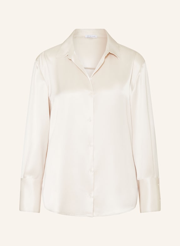 MRS & HUGS Satin blouse CREAM