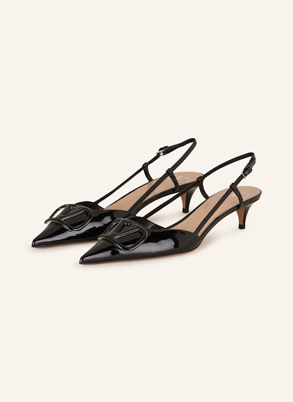 VALENTINO GARAVANI Slingpumps VLOGO SIGNATURE SCHWARZ