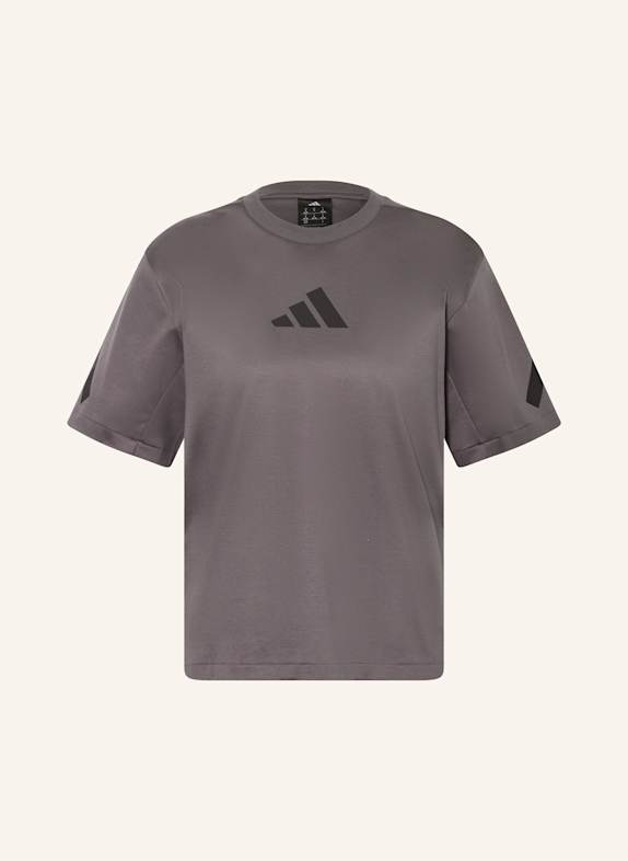 adidas T-shirt Z.N.E. SZAROBRĄZOWY