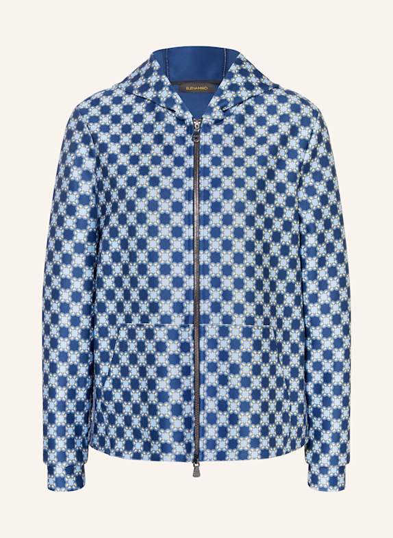 ELENA MIRO Sweatjacke DUNKELBLAU/ HELLBLAU/ ECRU