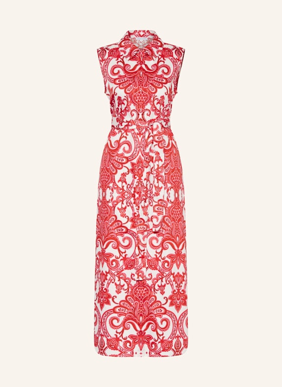 MRS & HUGS Hemdblusenkleid ROT/ WEISS