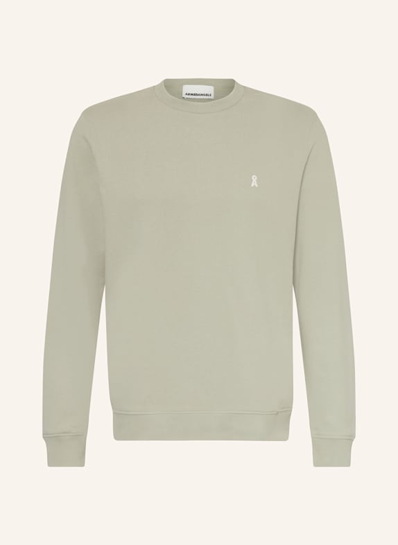 ARMEDANGELS Sweatshirt BAARO LIGHT GREEN