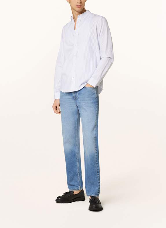 ARMEDANGELS Overhemd QUAASA Regular Fit WIT / BLAUW