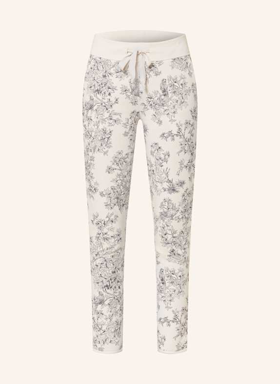 Juvia Sweatpants SMILLA CREME/ DUNKELBLAU