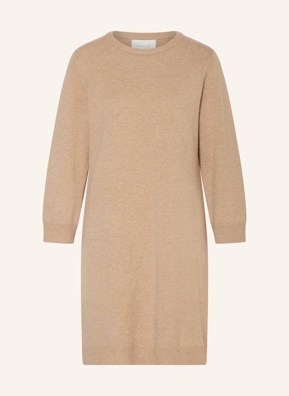 Juvia Strickkleid LUDMILLA aus Merinowolle CAMEL