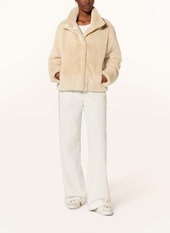 Juvia Kunstfell-Jacke MATILDA BEIGE
