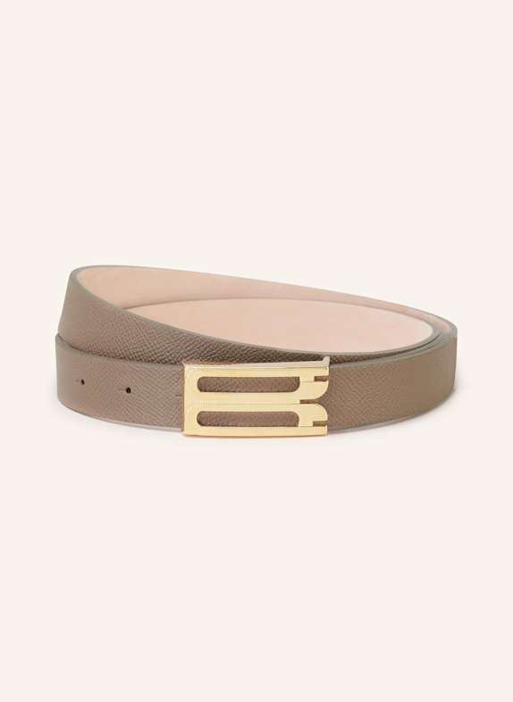 VICTORIA BECKHAM Ledergürtel TAUPE