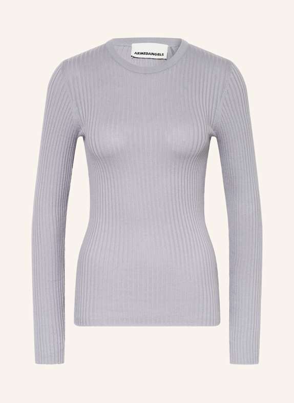 ARMEDANGELS Long sleeve shirt ALAANIA RN LIGHT PURPLE