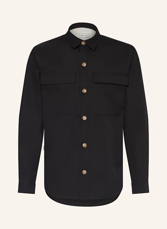 COLOURS & SONS Overshirt SCHWARZ