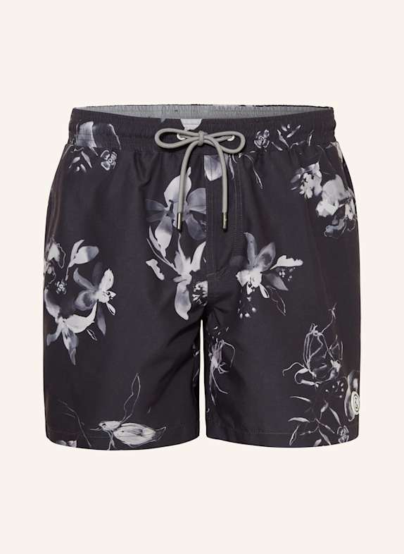 COLOURS & SONS Badeshorts SCHWARZ/ HELLGRAU