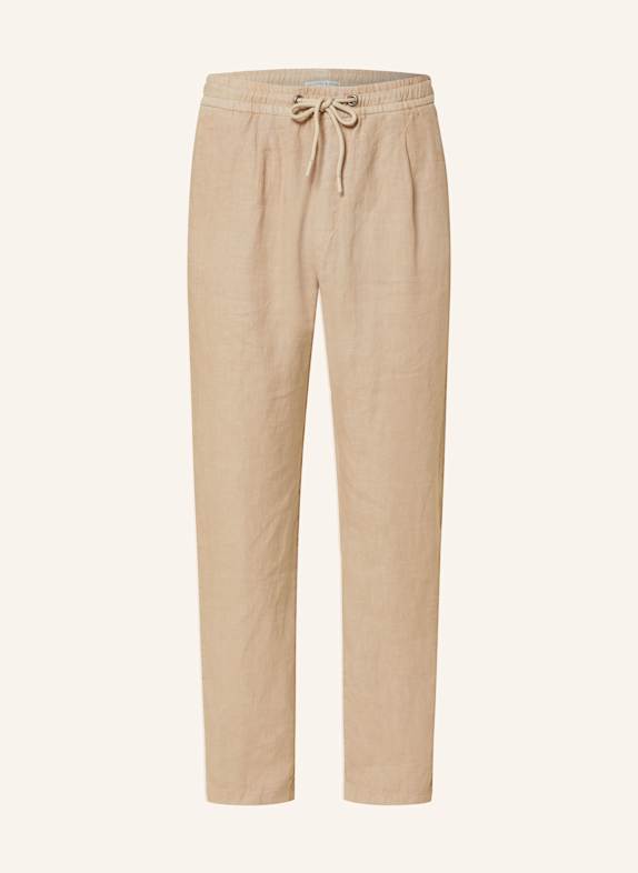 COLOURS & SONS Leinenhose im Jogging-Stil BEIGE