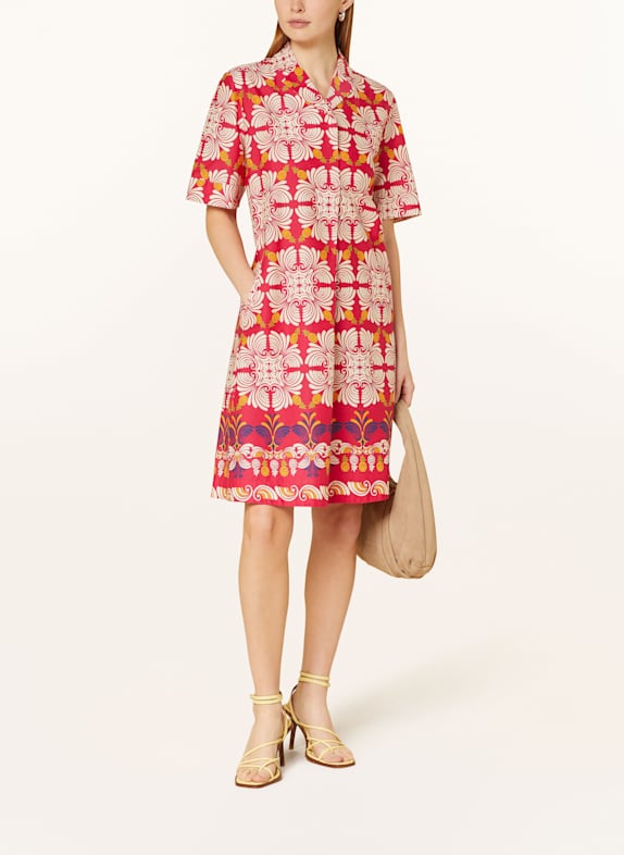 ELENA MIRO Kleid PINK/ ECRU