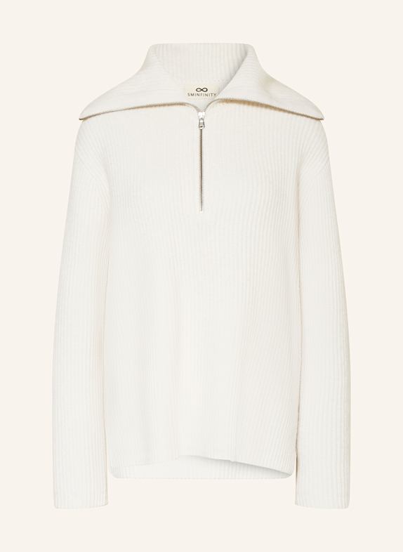 SMINFINITY Oversized-Troyer mit Cashmere ECRU