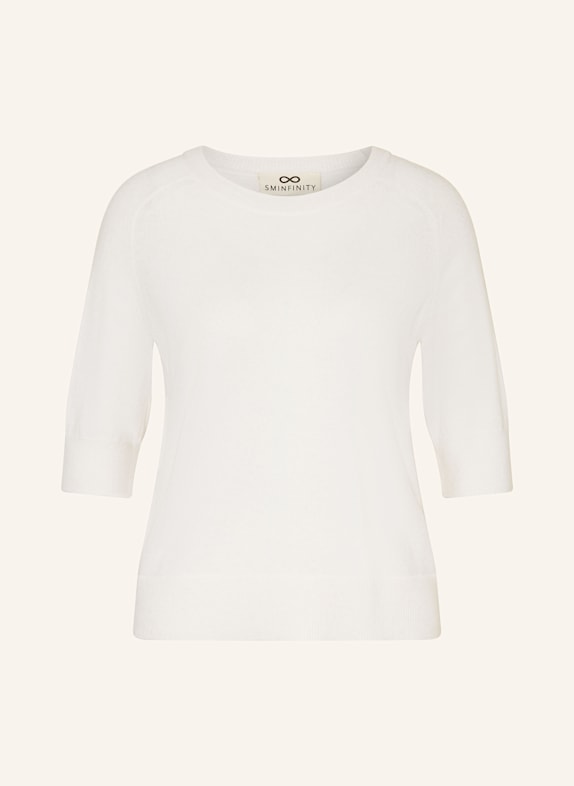 SMINFINITY Strickshirt mit Cashmere ECRU