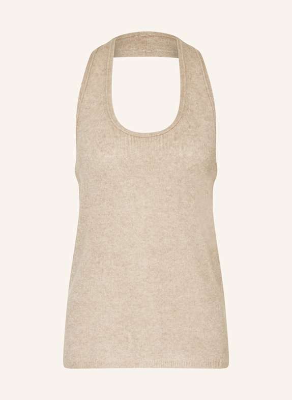 SMINFINITY Knit top in cashmere BEIGE