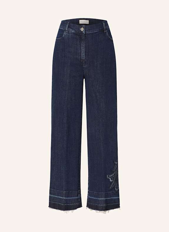 SEM PER LEI 7/8-Jeans mit Lochspitze DUNKELBLAU