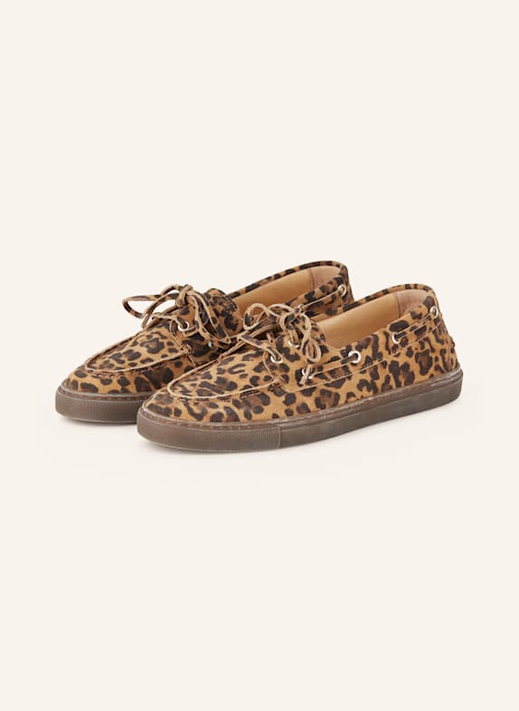 COPENHAGEN Bootsschuhe CPH160 HELLBRAUN/ SCHWARZ