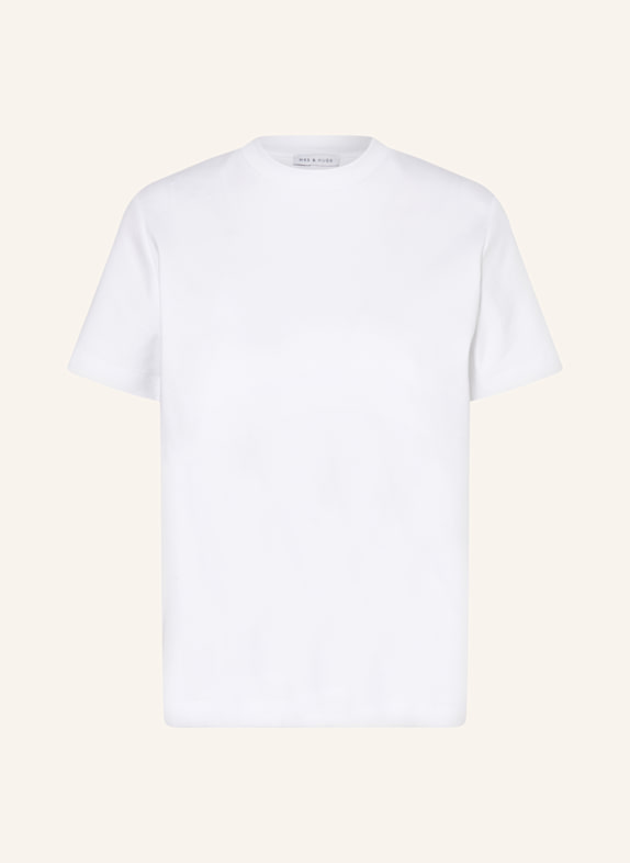 MRS & HUGS T-Shirt WEISS