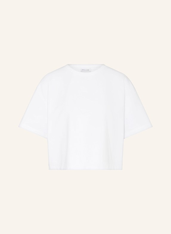 MRS & HUGS Oversized-Shirt WEISS