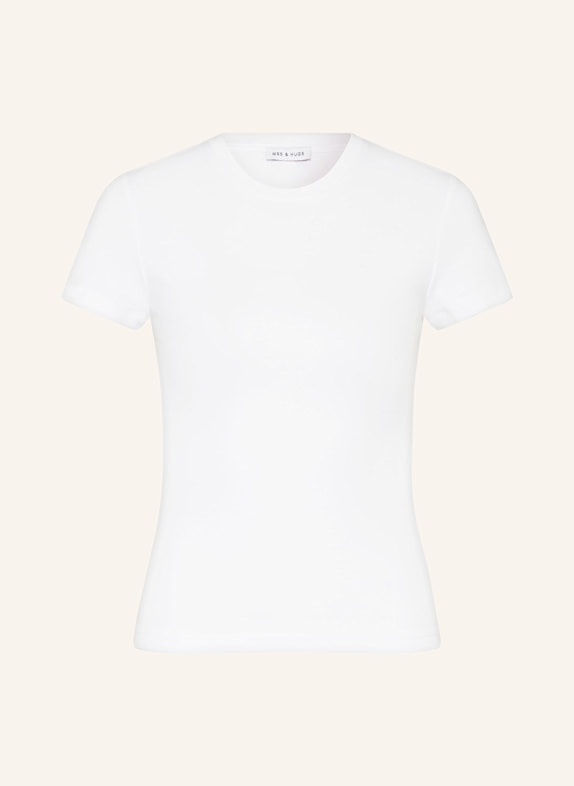 MRS & HUGS T-Shirt WEISS