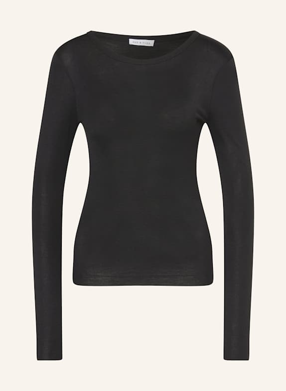 MRS & HUGS Longsleeve SCHWARZ