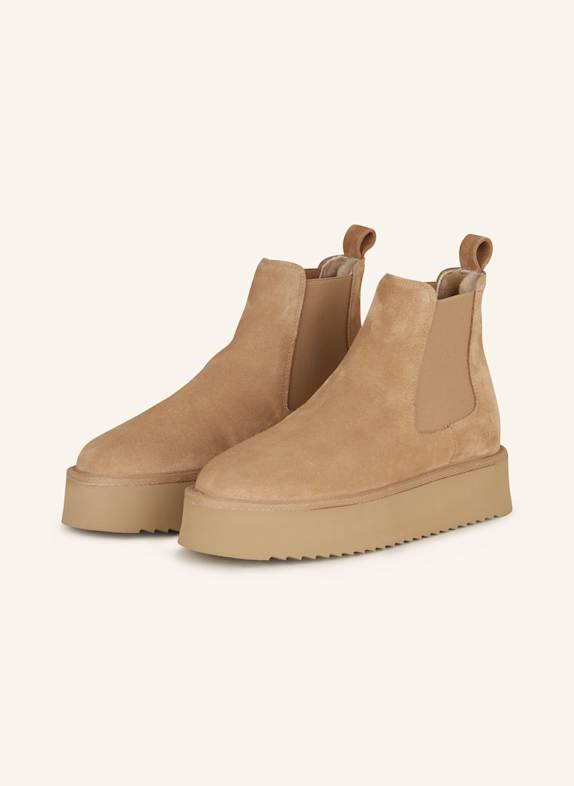 COPENHAGEN Chelsea-Boots CPH259 HELLBRAUN