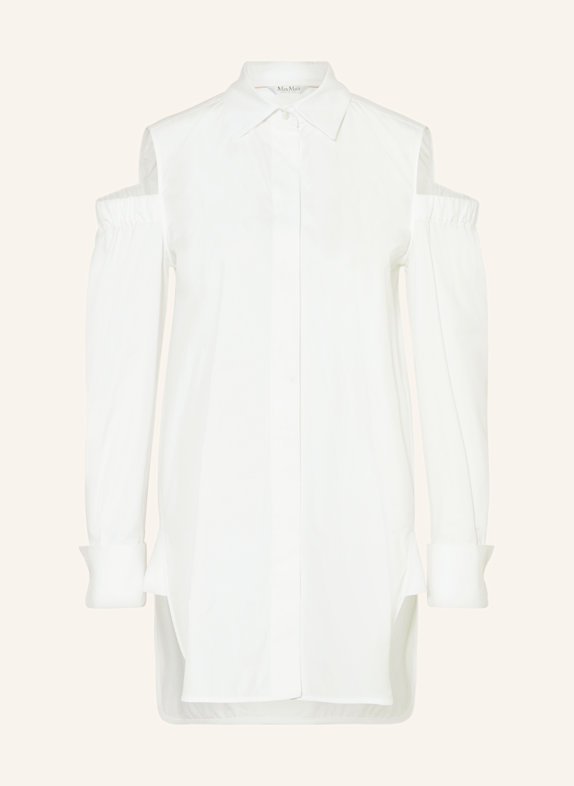 Max Mara Cold-Shoulder-Bluse RAGNI WEISS