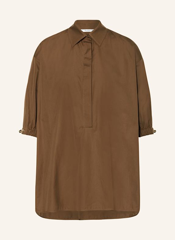 Max Mara Oversized-Blusenshirt TEANO BRAUN