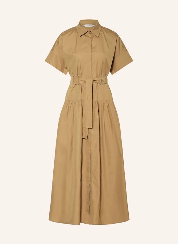 Max Mara Hemdblusenkleid AGORAIO CAMEL