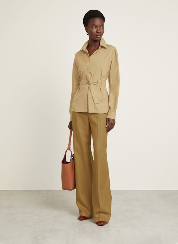 Max Mara Hemdbluse JUGLAS CAMEL