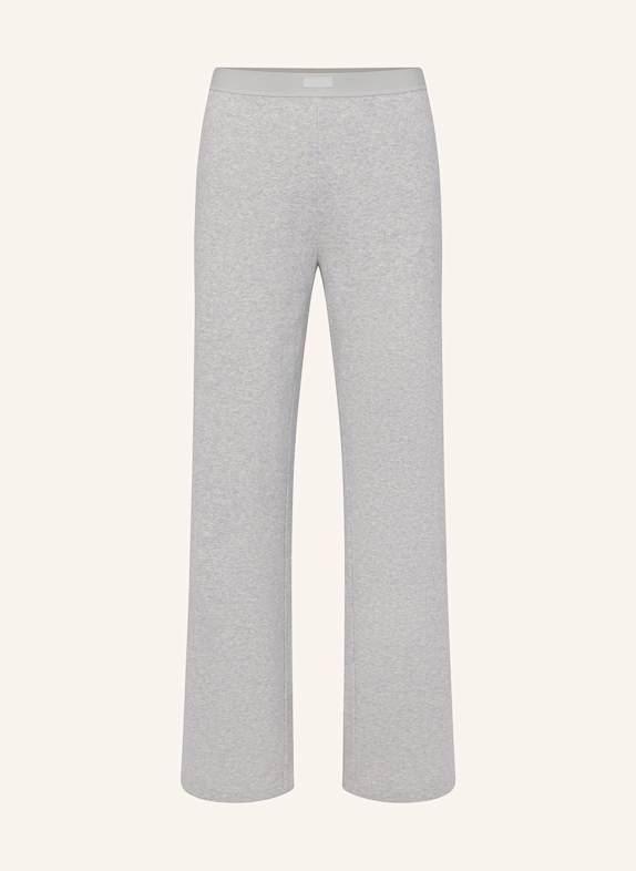 SKIMS Lounge-Hose COTTON RIB LIGHT HEATHER GREY