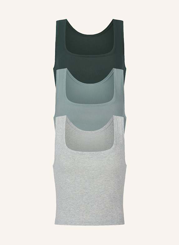 SKIMS 3er-Pack Tops COTTON RIB VAPOR SPRUCE