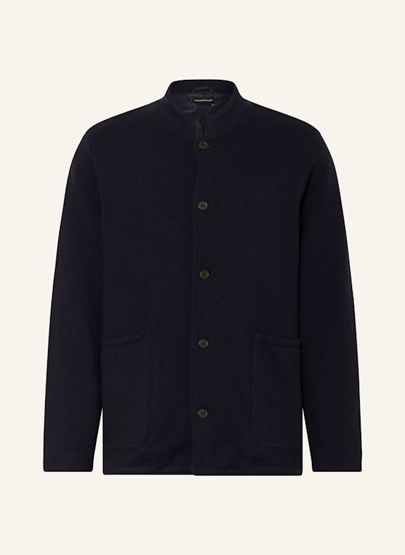 EMPORIO ARMANI Strickblouson DUNKELBLAU