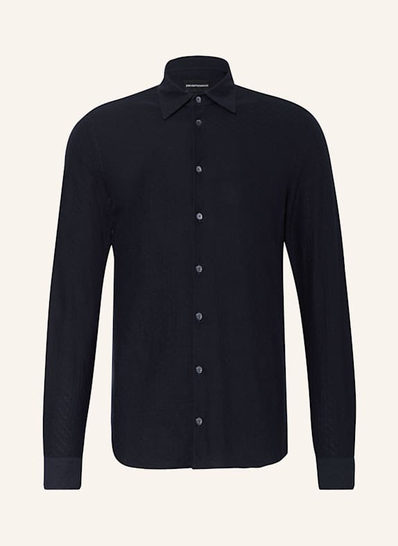 EMPORIO ARMANI Jerseyhemd Slim Fit DUNKELBLAU