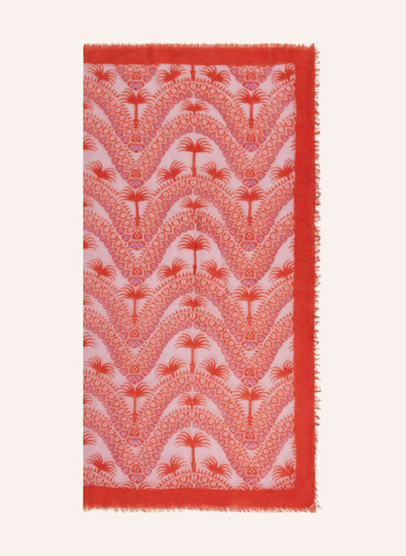 MALA ALISHA Cashmere-Tuch BONDI BEACH ROSA/ ORANGE/ HELLBLAU