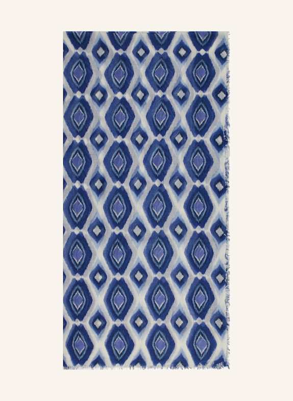 MALA ALISHA Cashmere-Schal SIENA BLAU/ WEISS/ HELLBLAU