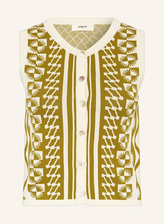 SUNCOO Stricktop GABLESI WEISS / GRÜN