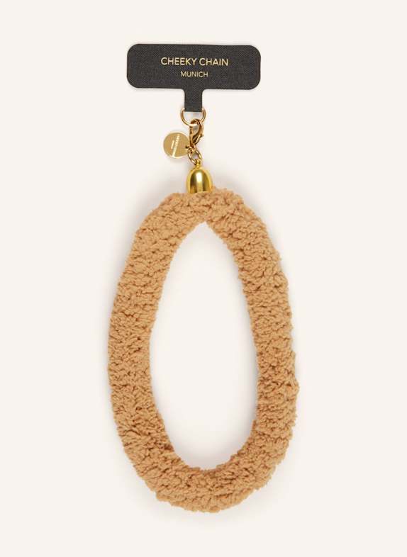 CHEEKY CHAIN MUNICH Smartphone-Kette TEDDY HELLBRAUN