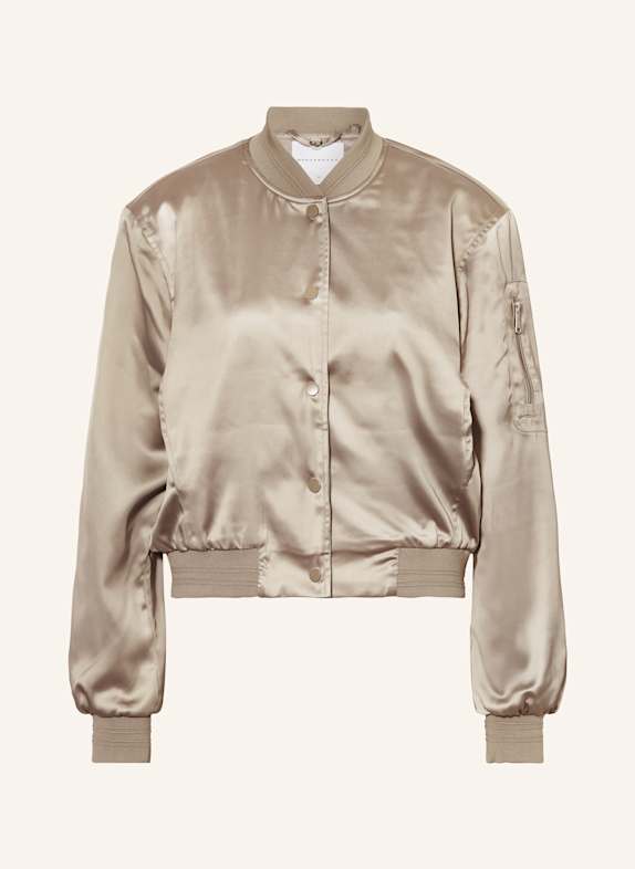 RINO & PELLE Satinblouson BANNER KHAKI
