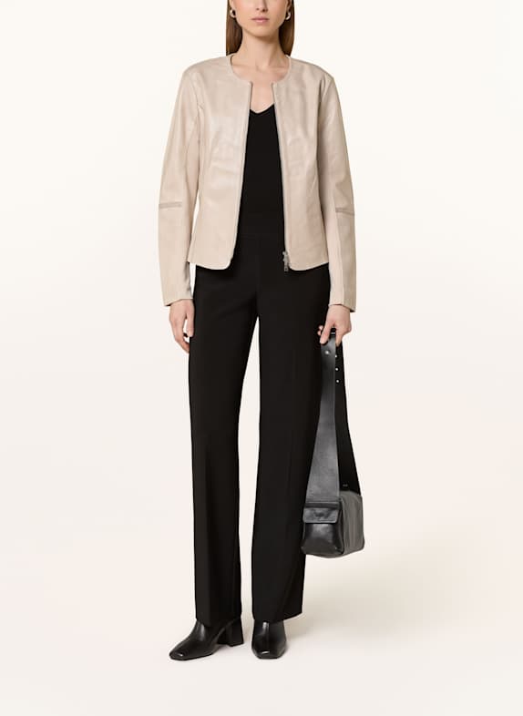 RINO & PELLE Lederjacke TORRI ECRU