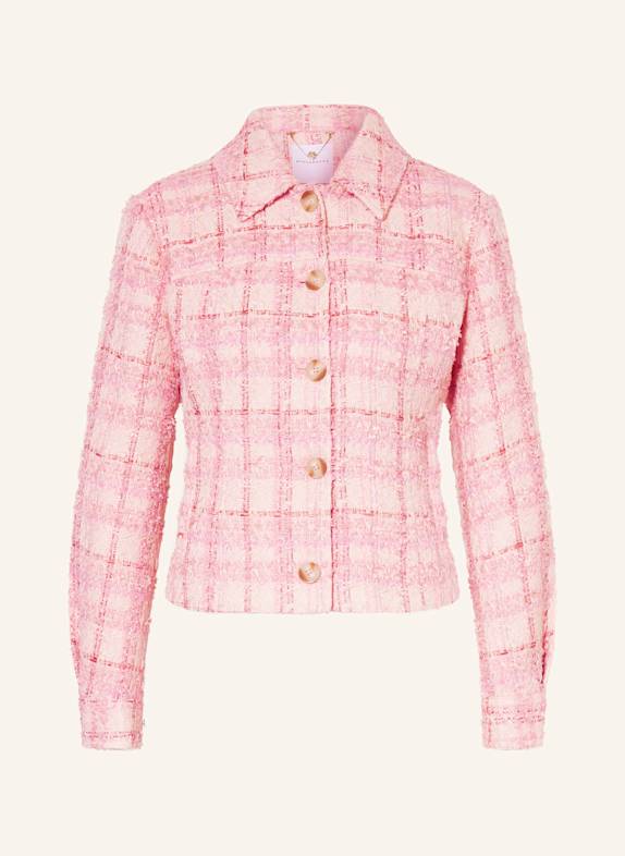 RINO & PELLE Kastenjacke IMANSKI aus Bouclé ROSA
