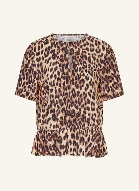 BAUM UND PFERDGARTEN Blusenshirt MARLY HELLBRAUN/ SCHWARZ
