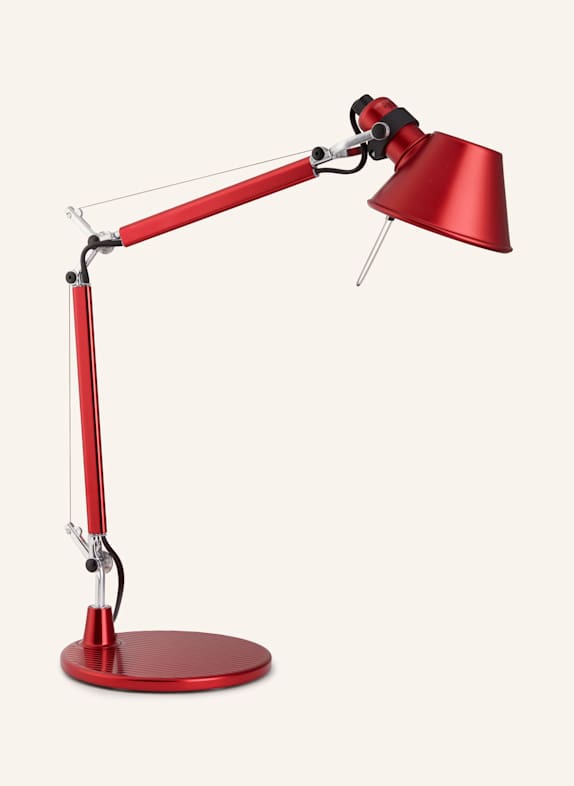 Artemide Tischleuchte TOLOMEO MICRO TABLE DUNKELROT